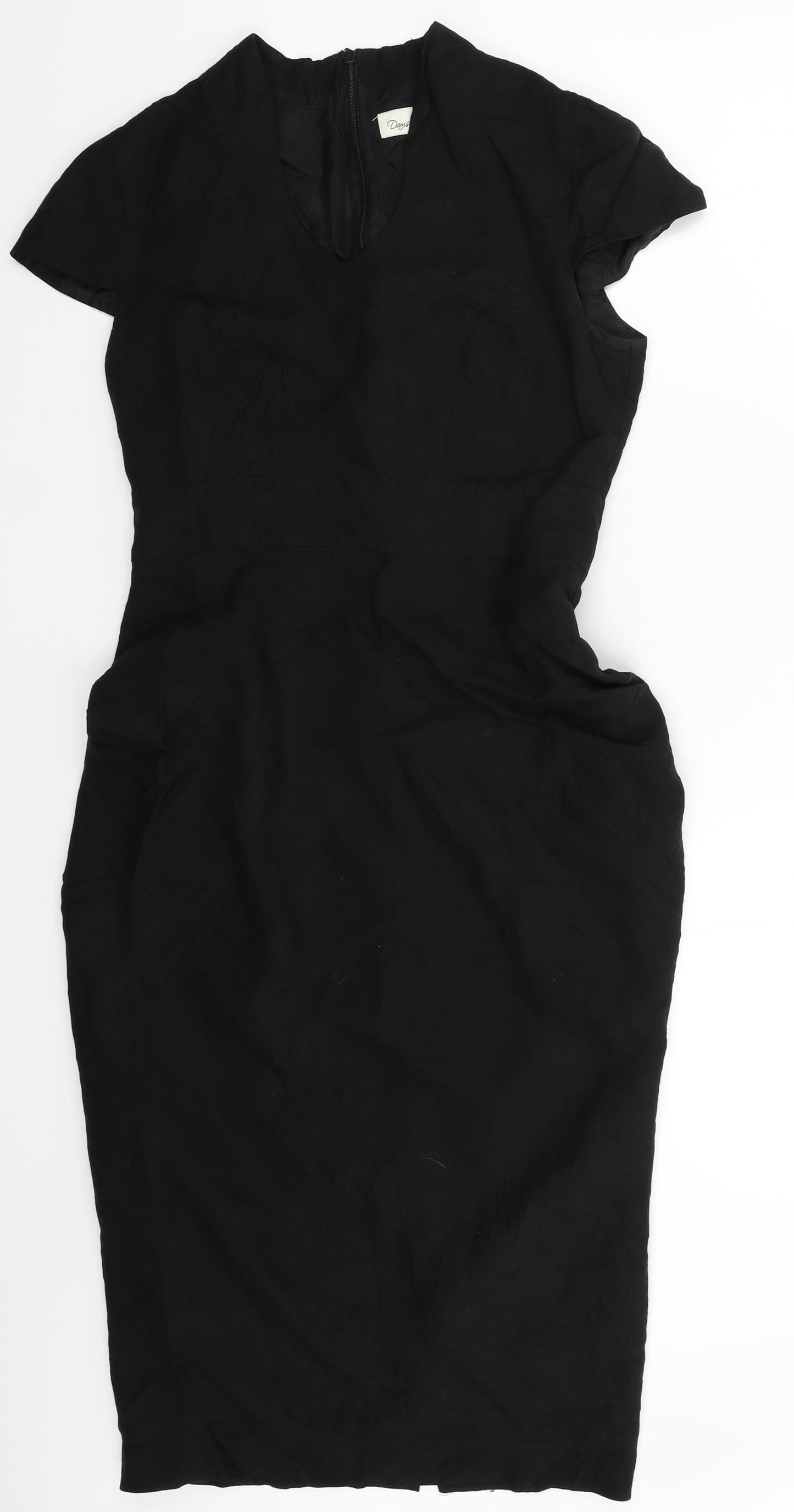 Damsel in a Dress Womens Black   Bodycon  Size 10