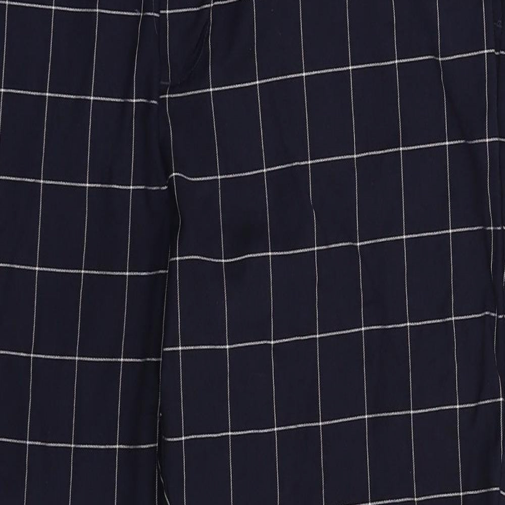 New Look Mens Blue Check  Trousers  Size 38 L28 in
