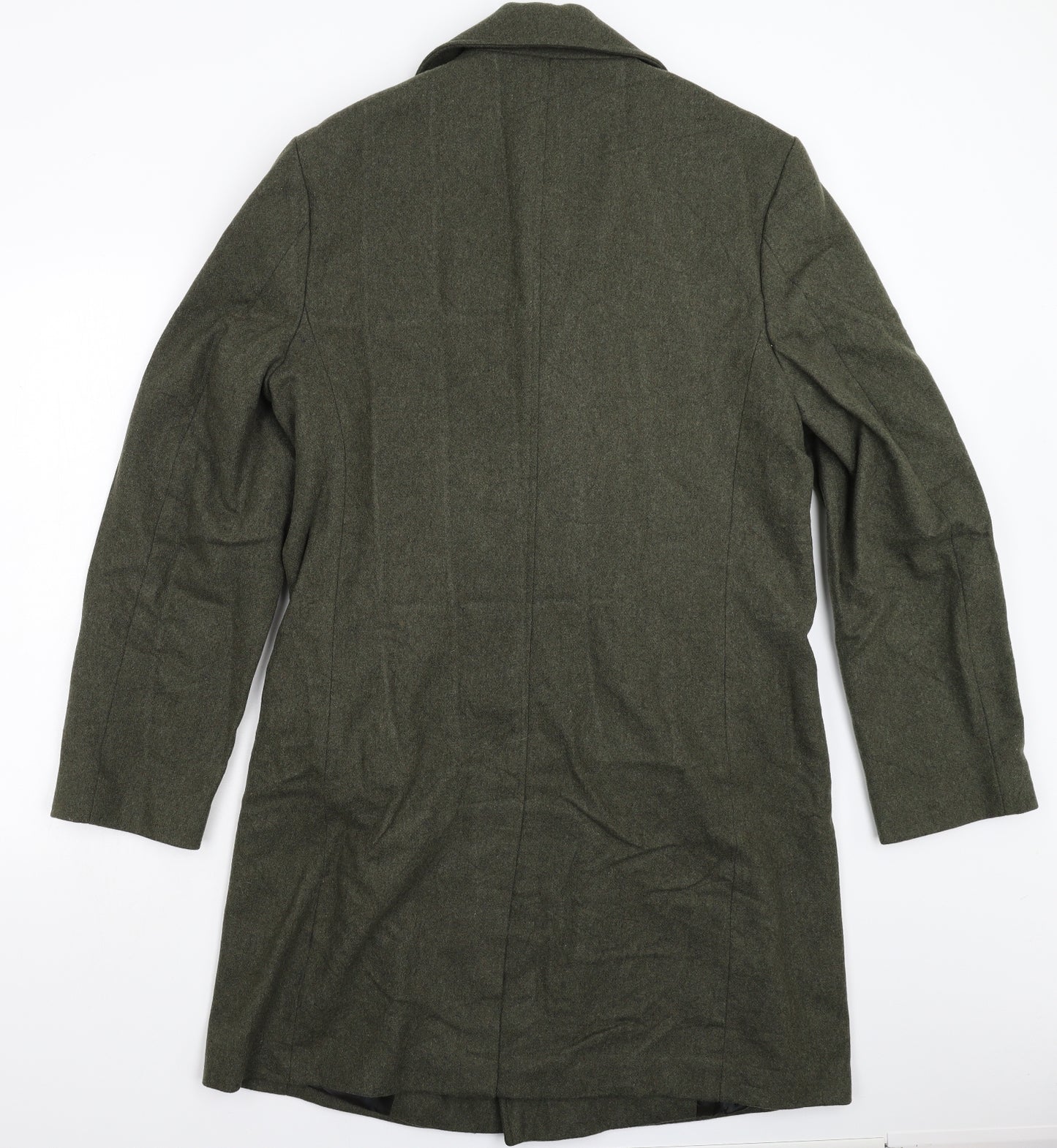 John Lewis Mens Grey   Overcoat Coat Size L