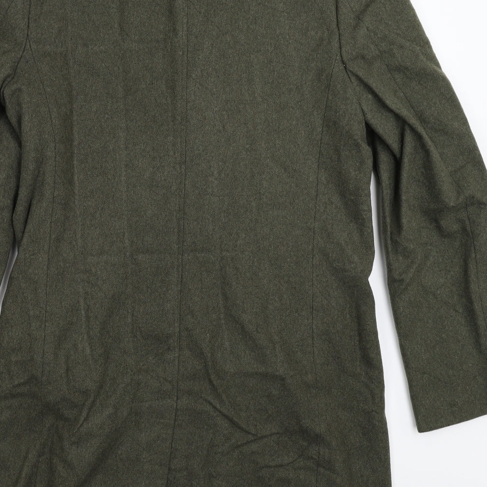 John Lewis Mens Grey   Overcoat Coat Size L