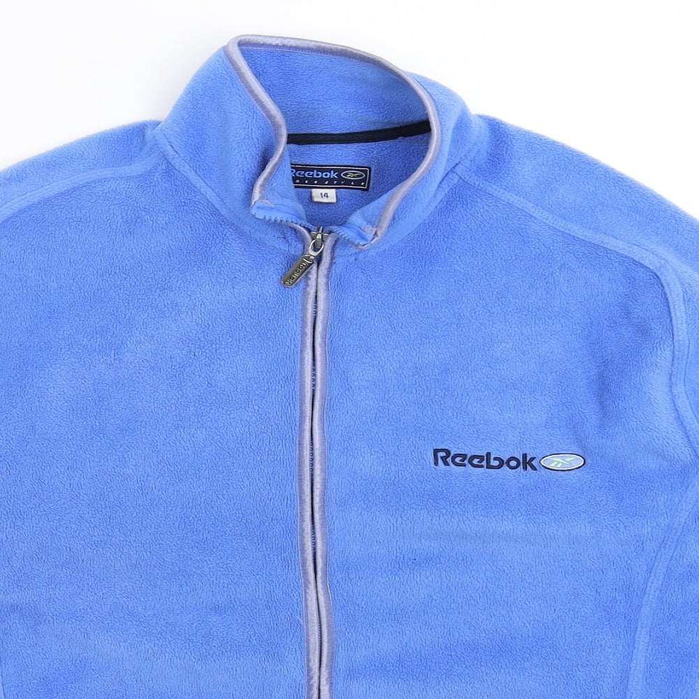 Reebok Womens Blue  Fleece Jacket  Size 14