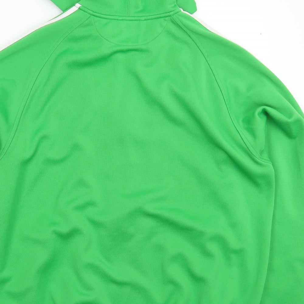 adidas Mens Green   Full Zip Hoodie Size XL