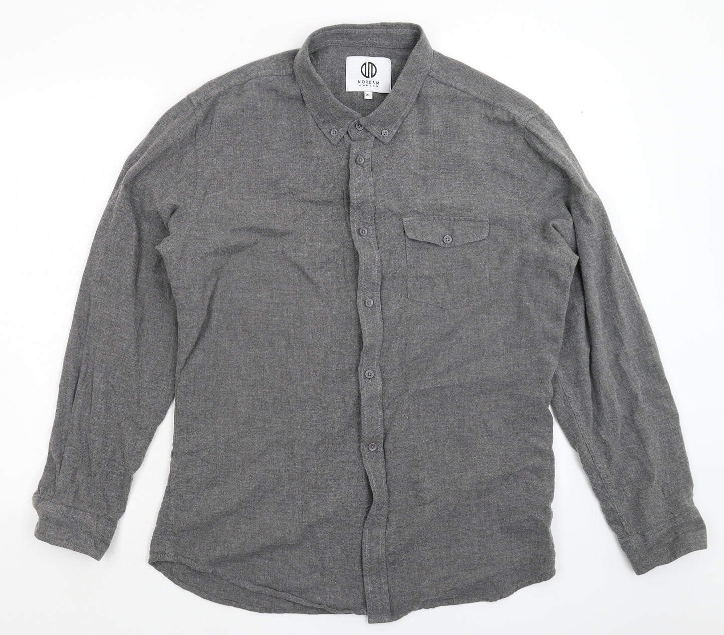 Nordam Womens Grey   Basic Button-Up Size XL