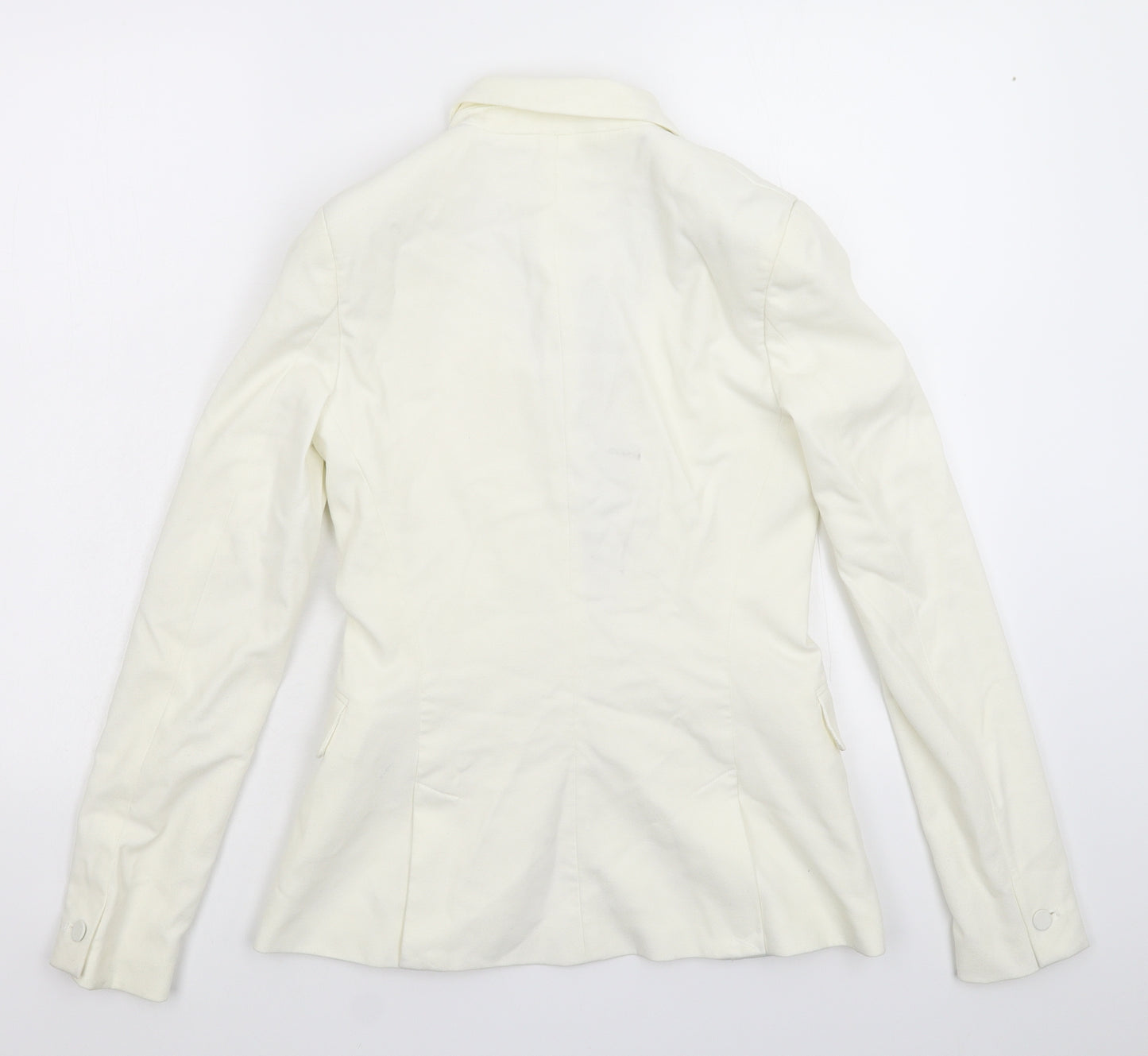 H&M Womens White   Jacket Suit Jacket Size 6