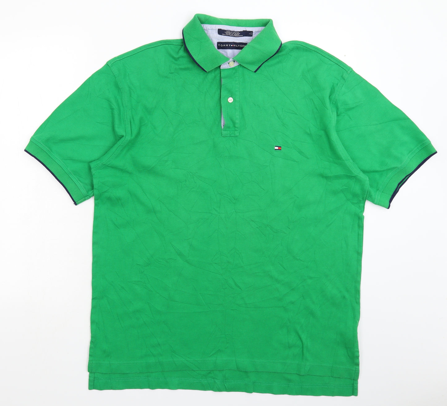 Tommy Hilfiger Mens Green    Polo Size L