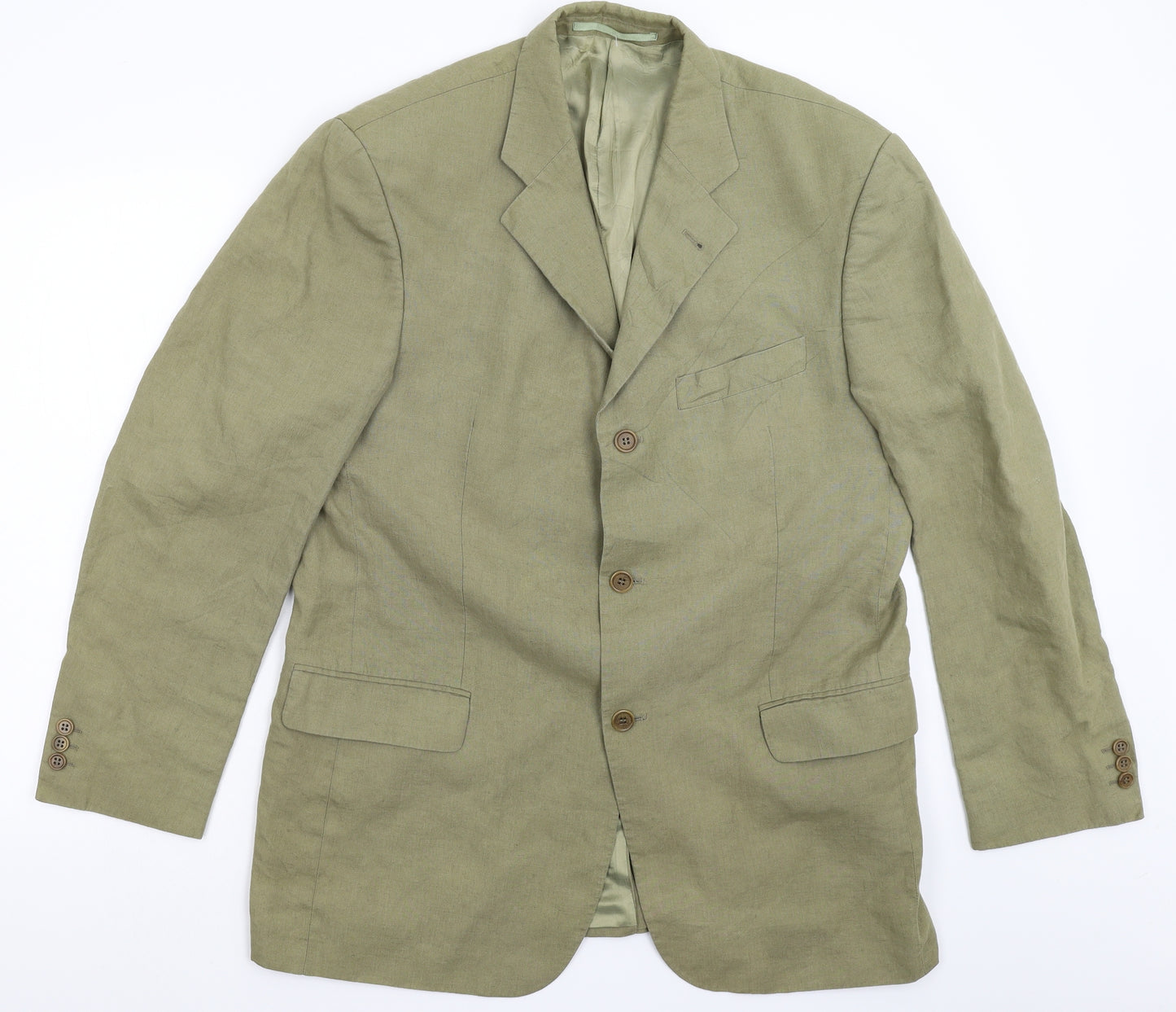 Clockhouse Mens Green   Jacket Suit Jacket Size 40