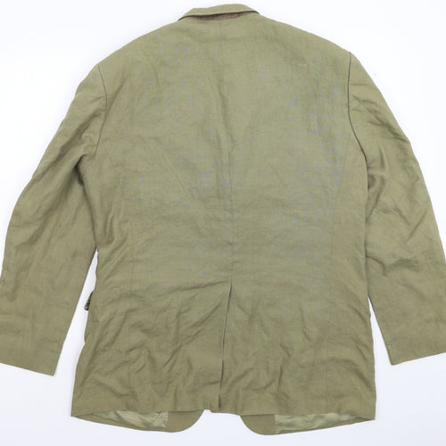 Clockhouse Mens Green   Jacket Suit Jacket Size 40