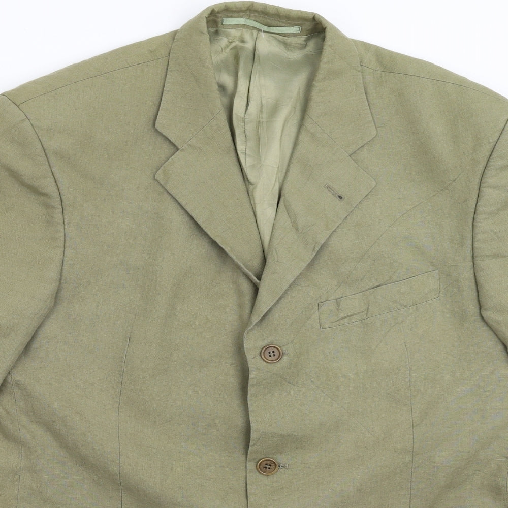 Clockhouse Mens Green   Jacket Suit Jacket Size 40