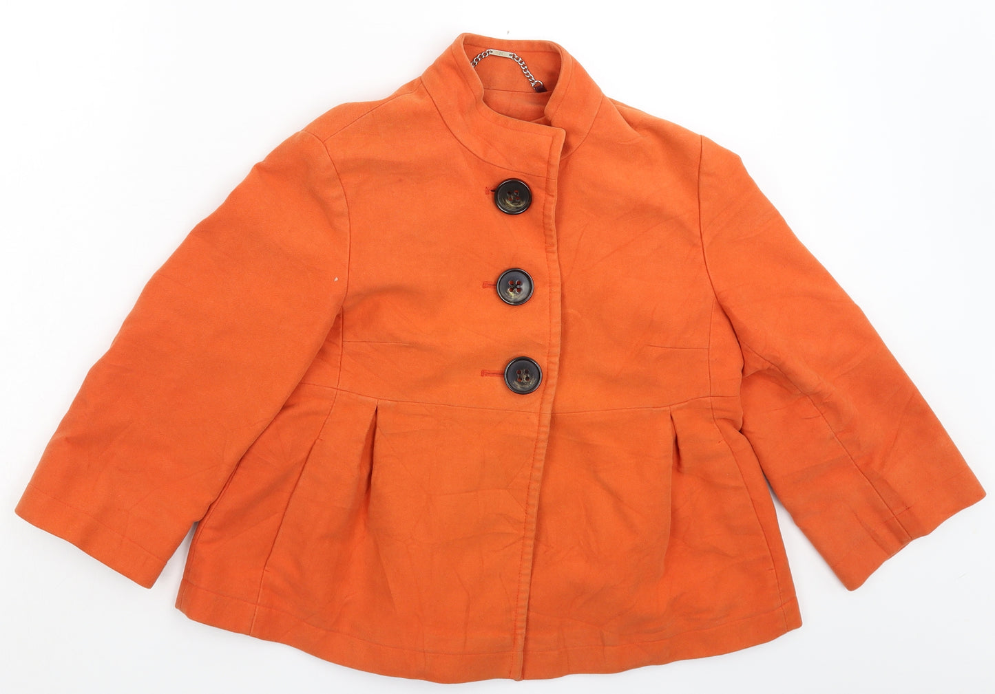 NEXT Womens Orange   Jacket Blazer Size 10