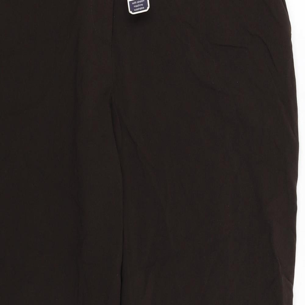 M&Co Womens Grey   Trousers  Size 16 L30 in