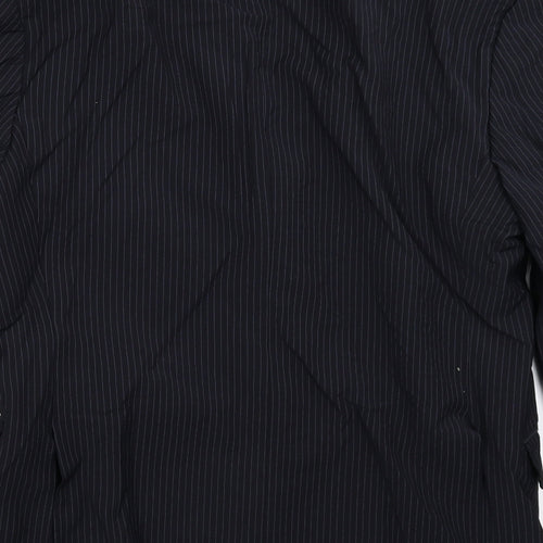 Marks and Spencer Mens Blue Striped  Jacket Suit Jacket Size 38