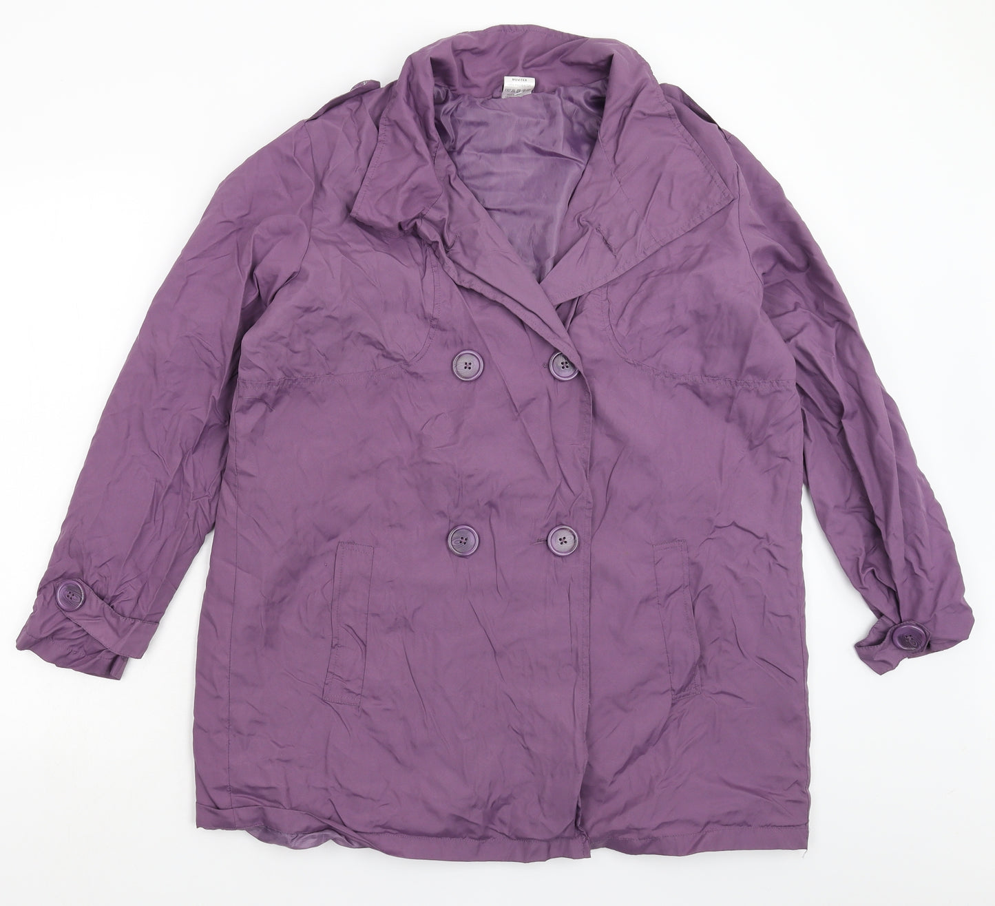 Movitex Womens Purple   Jacket Coat Size 16