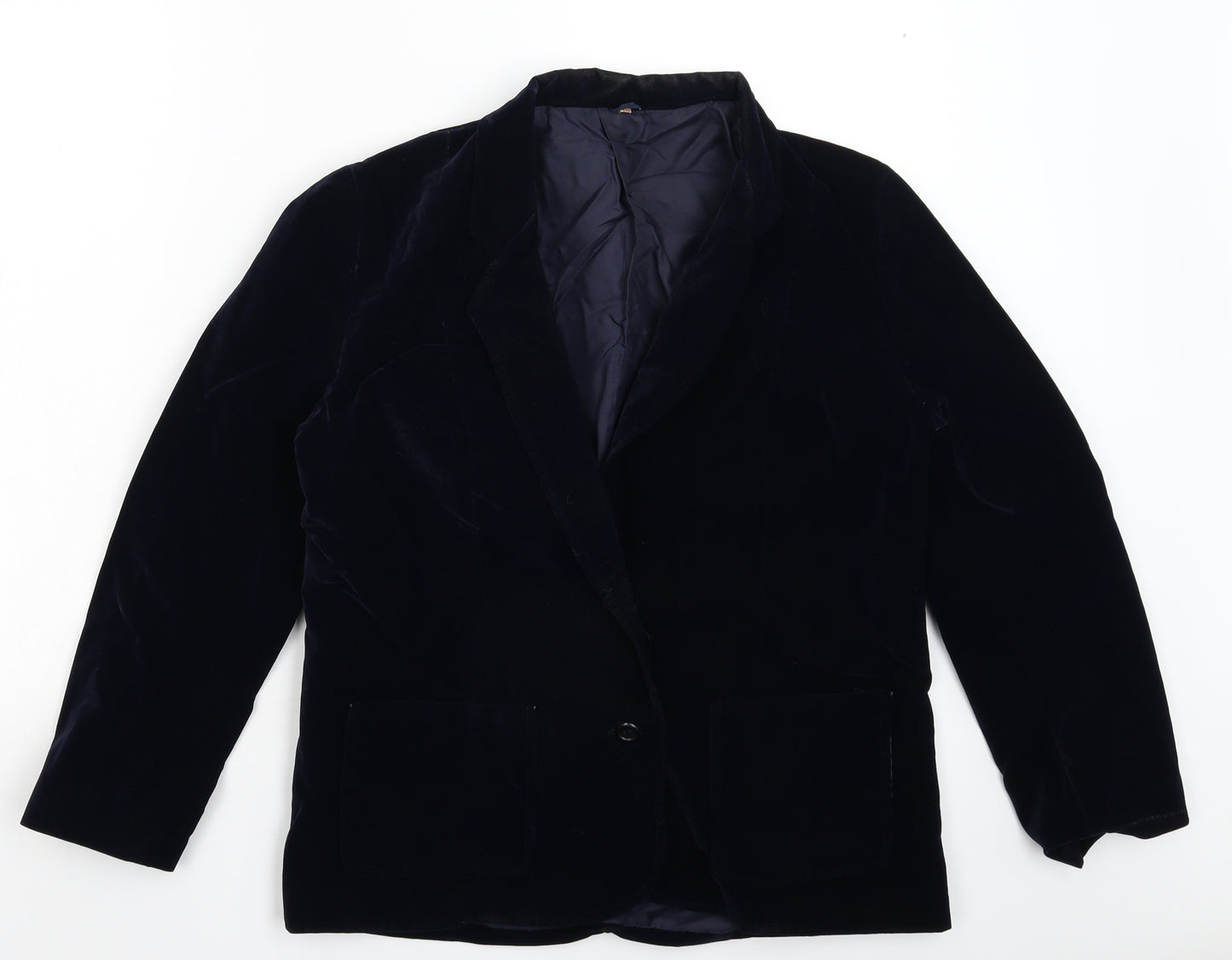 Preworn Womens Blue   Jacket Blazer Size 16