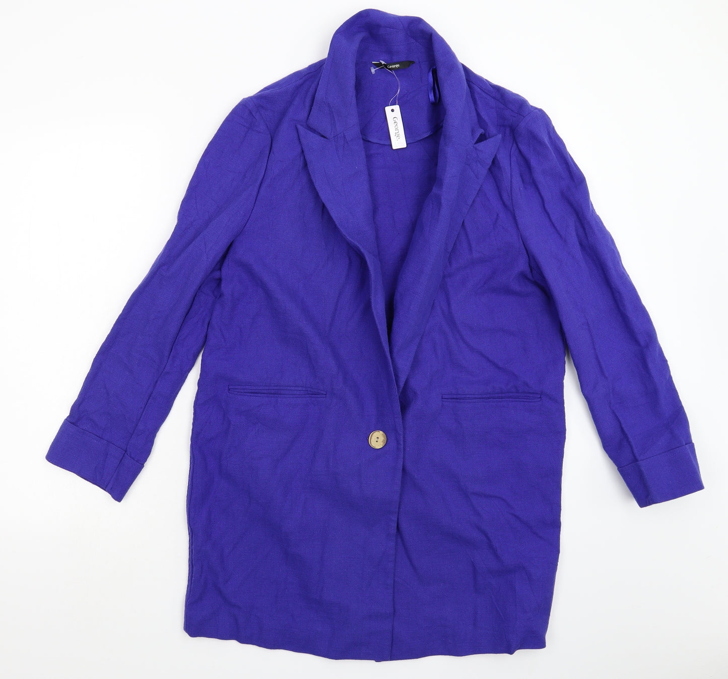 George Womens Blue   Jacket Blazer Size 14