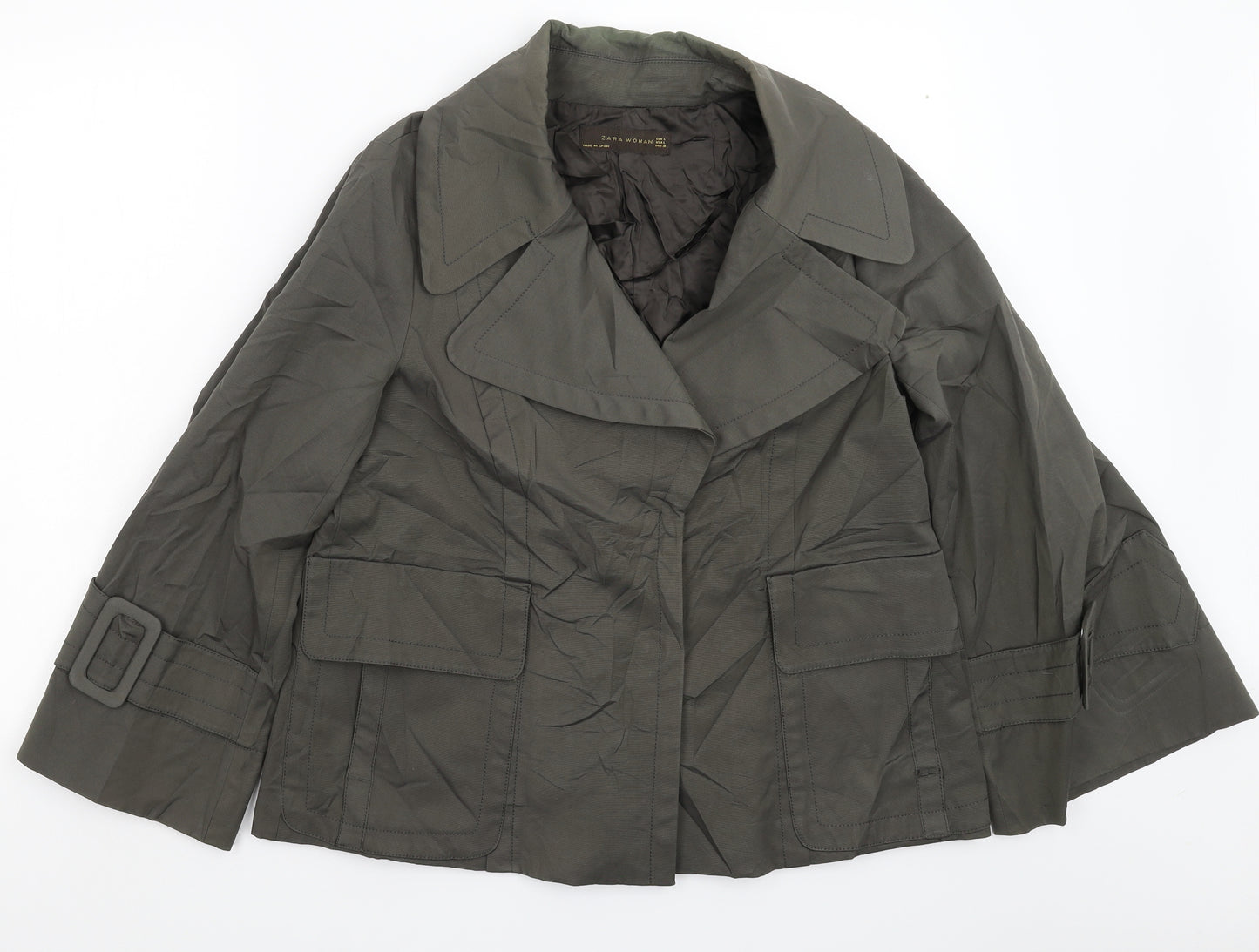 Zara Womens Grey   Jacket Blazer Size L