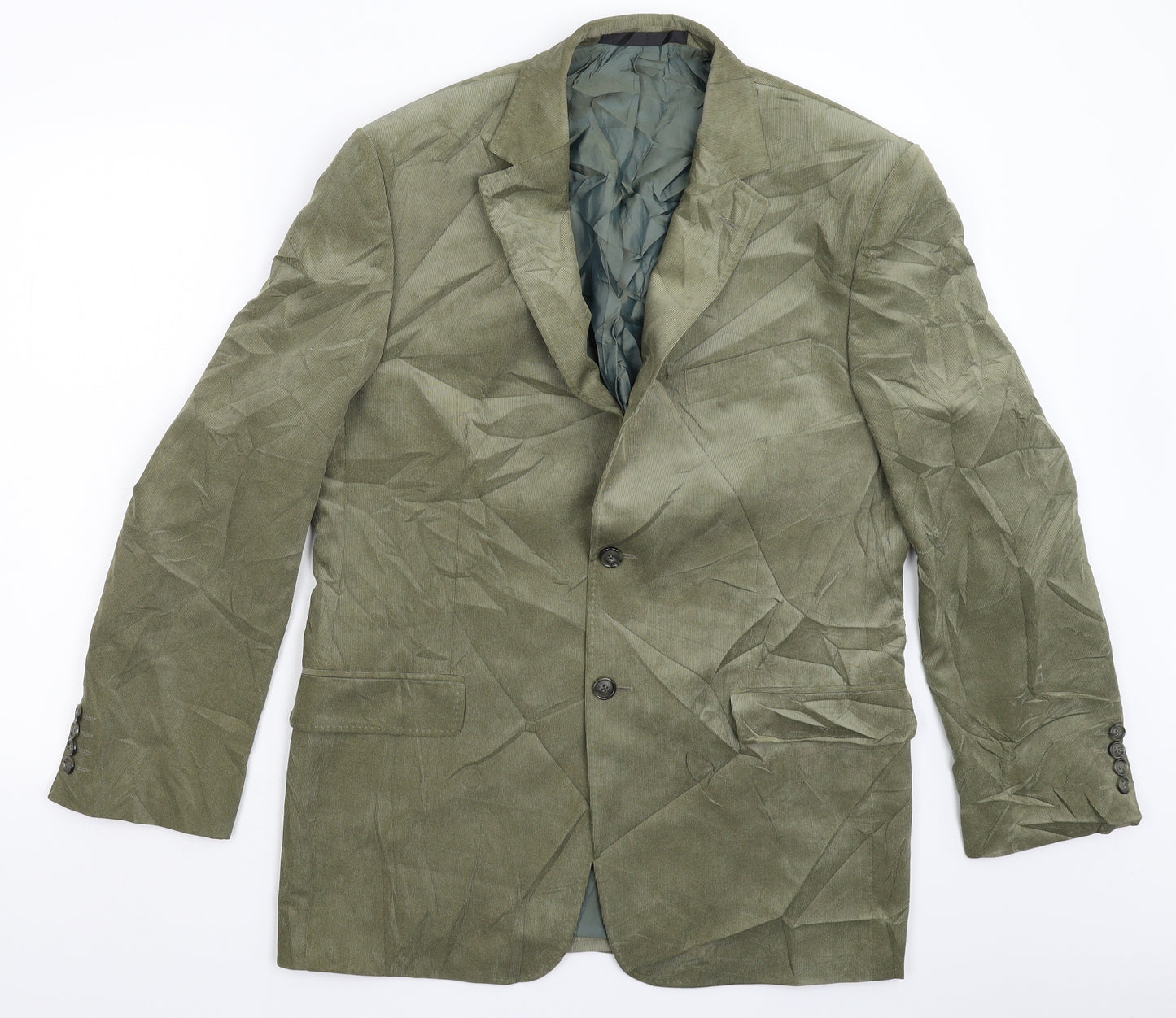Marks and Spencer Mens Green   Jacket Suit Jacket Size 40