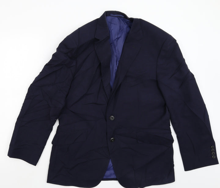Marks and Spencer Mens Blue   Jacket Suit Jacket Size 40
