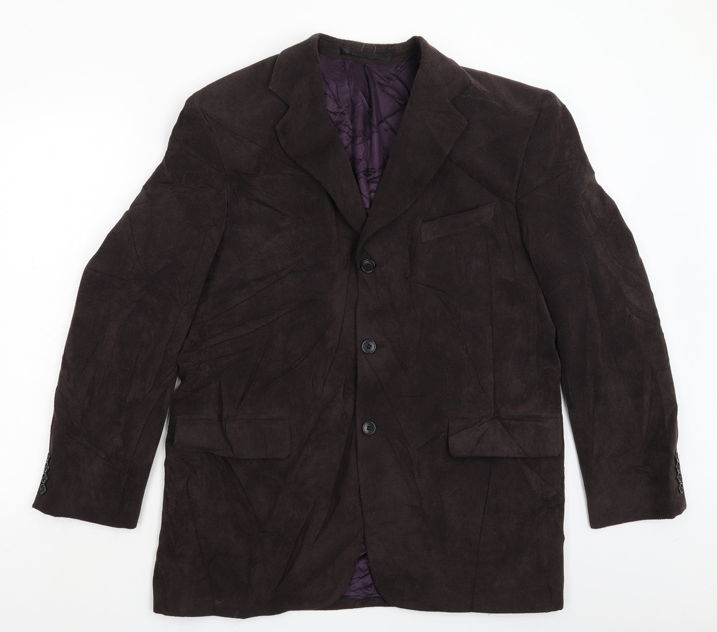 Marks and Spencer Mens Purple   Jacket Suit Jacket Size 42