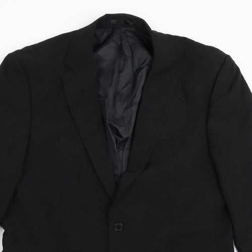 Karl Jackson  Mens Black   Jacket Suit Jacket Size 40