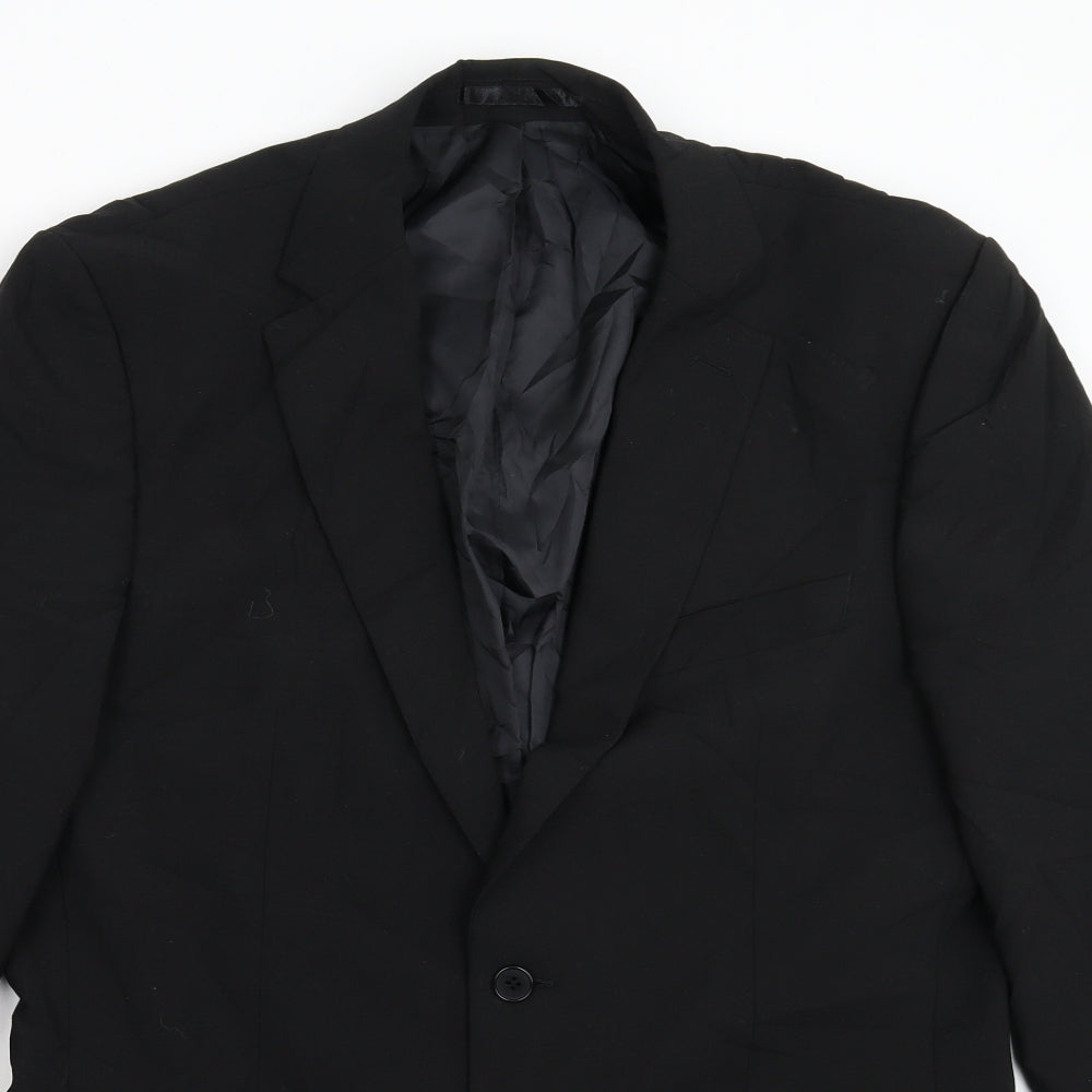 Karl Jackson  Mens Black   Jacket Suit Jacket Size 40