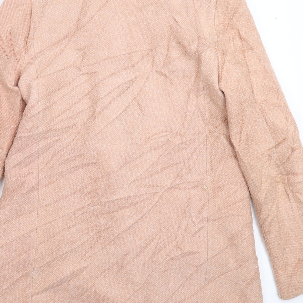 Stradivarius Womens Beige   Pea Coat Coat Size S