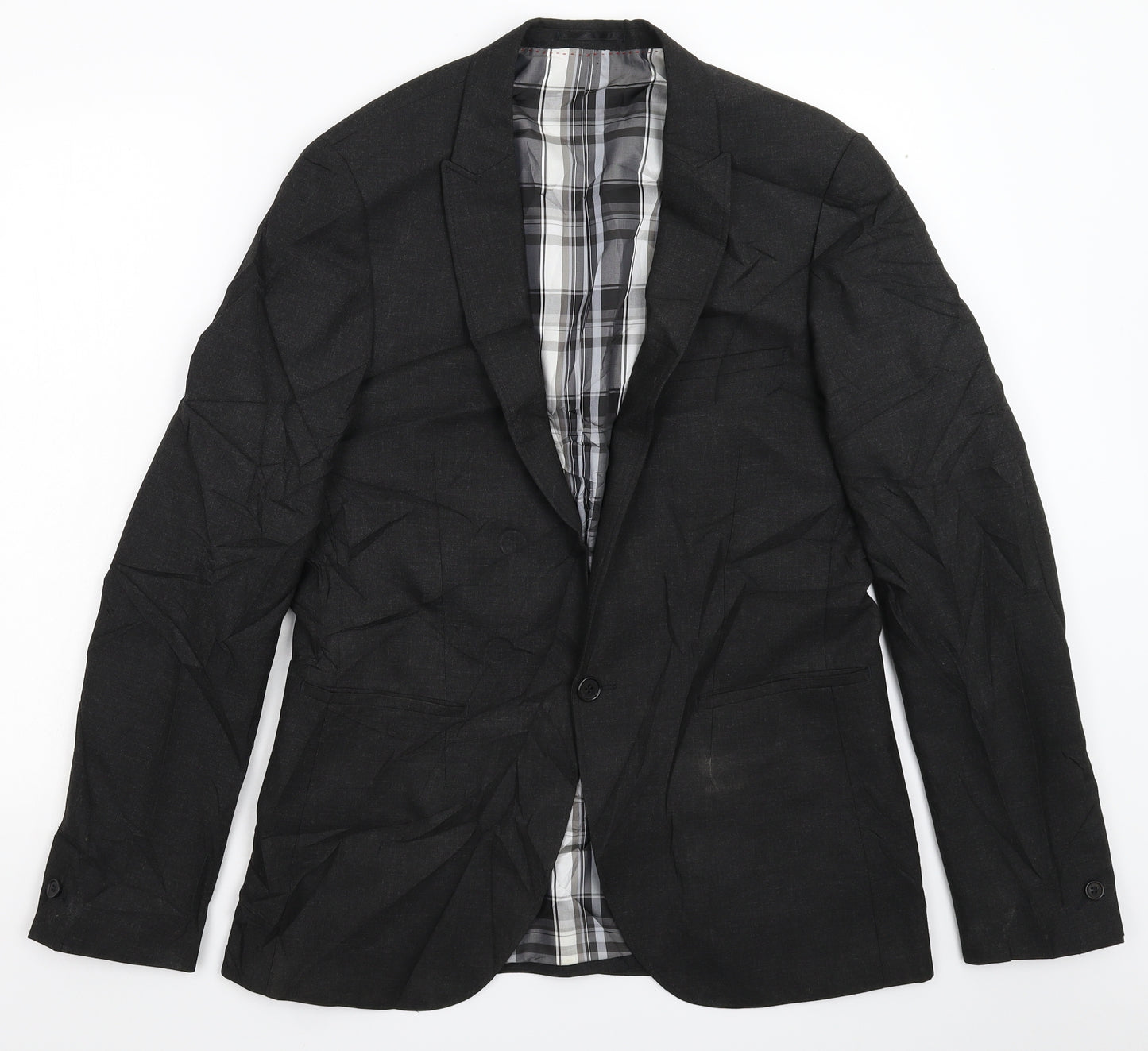 River Island Mens Black   Jacket Blazer Size 42