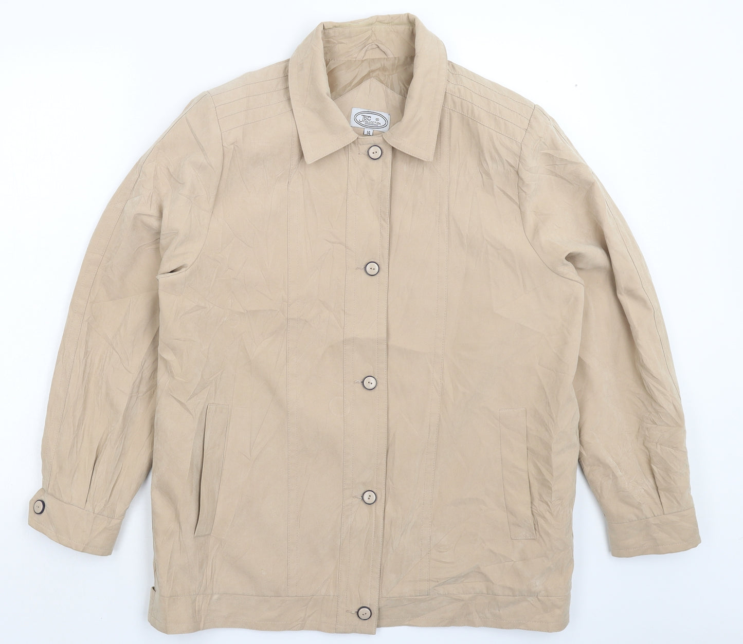 JBC Womens Beige   Jacket  Size 14