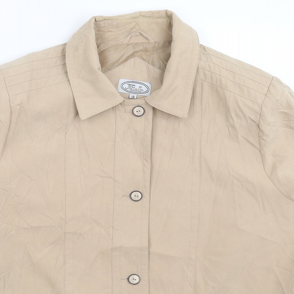 JBC Womens Beige   Jacket  Size 14