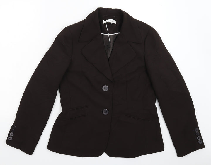 Planet Womens Grey Jacket Suit Jacket Size 12