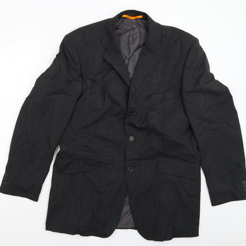 Karl Jackson  Mens Black   Jacket Suit Jacket Size 42