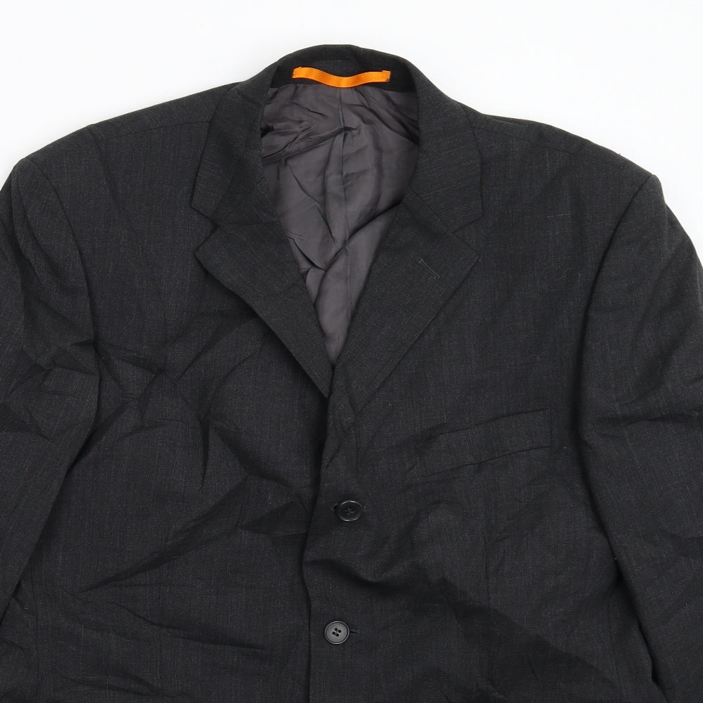 Karl Jackson  Mens Black   Jacket Suit Jacket Size 42