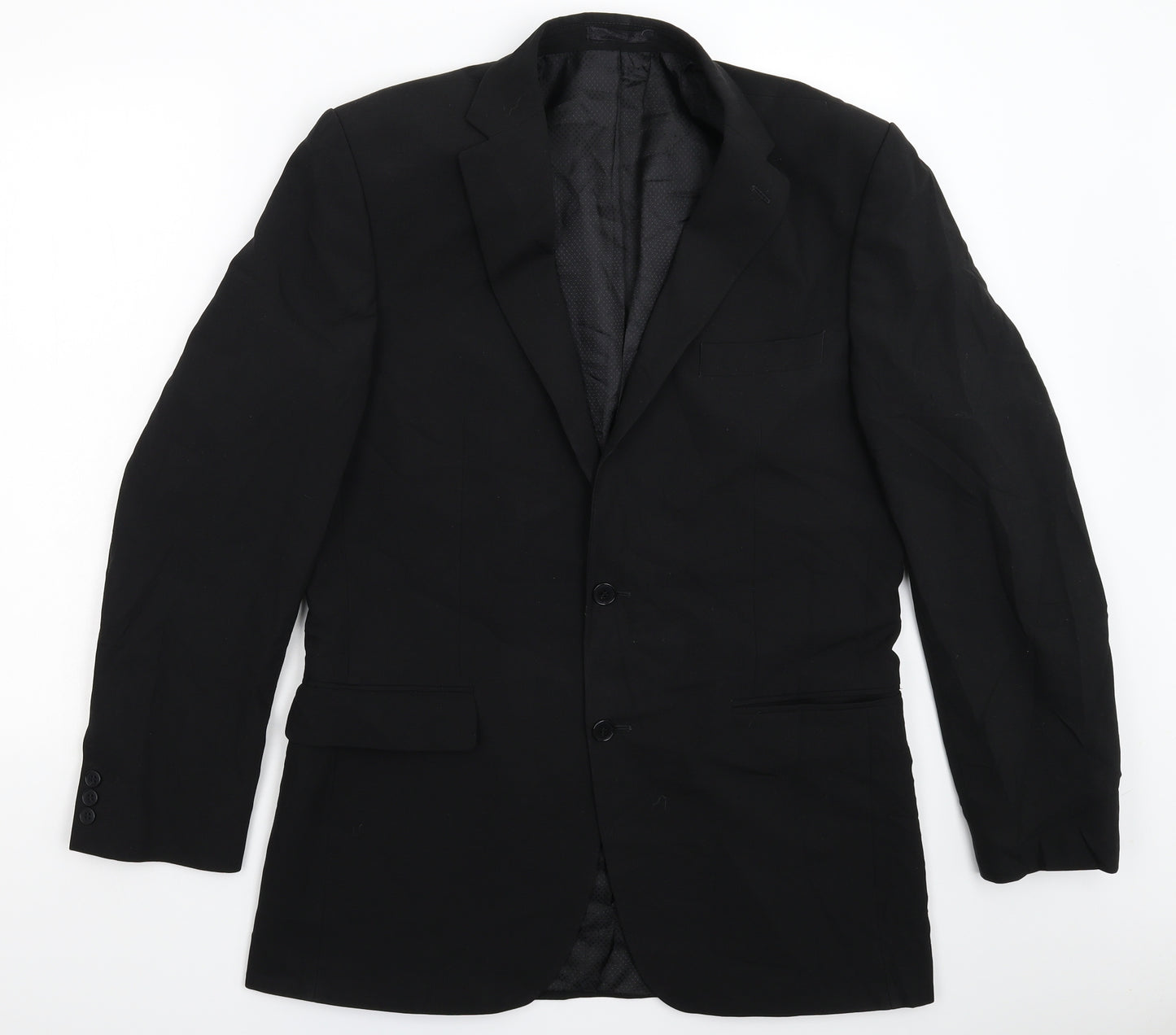Karl Jackson  Mens Black   Jacket Suit Jacket Size 40