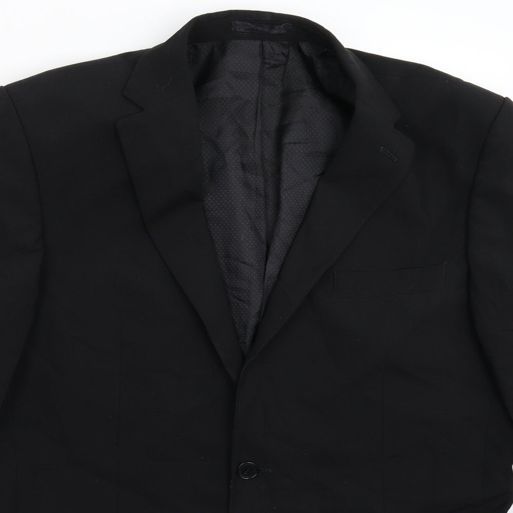Karl Jackson  Mens Black   Jacket Suit Jacket Size 40