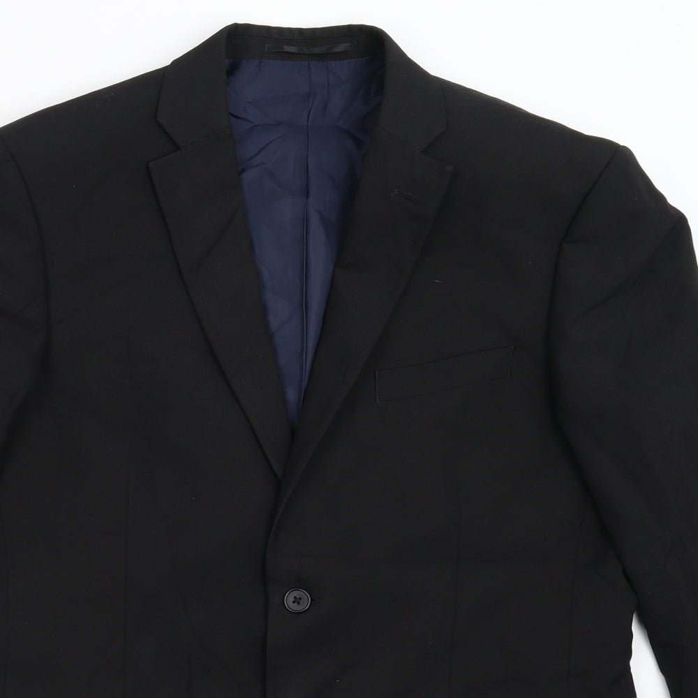 Debenhams Mens Black   Jacket Suit Jacket Size 40