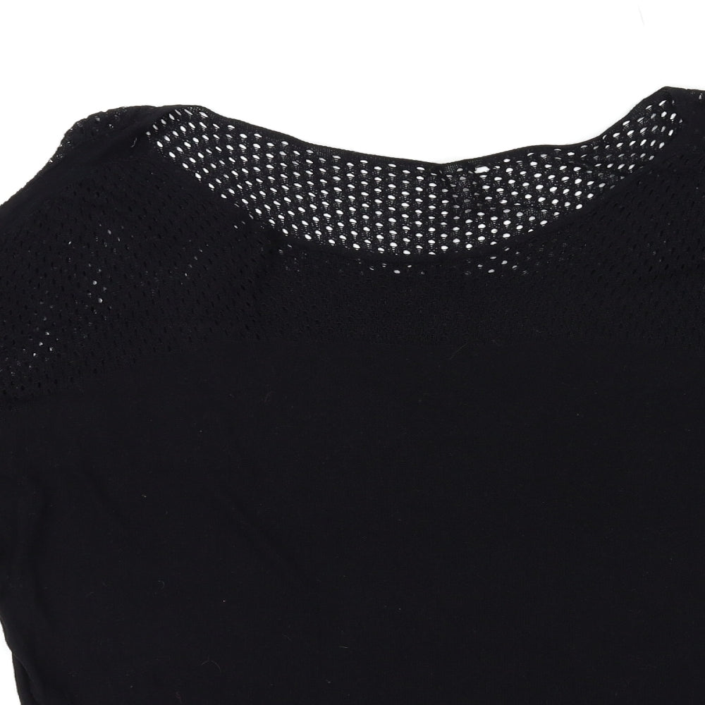 Preworn Womens Black  Knit Pullover Jumper Size L