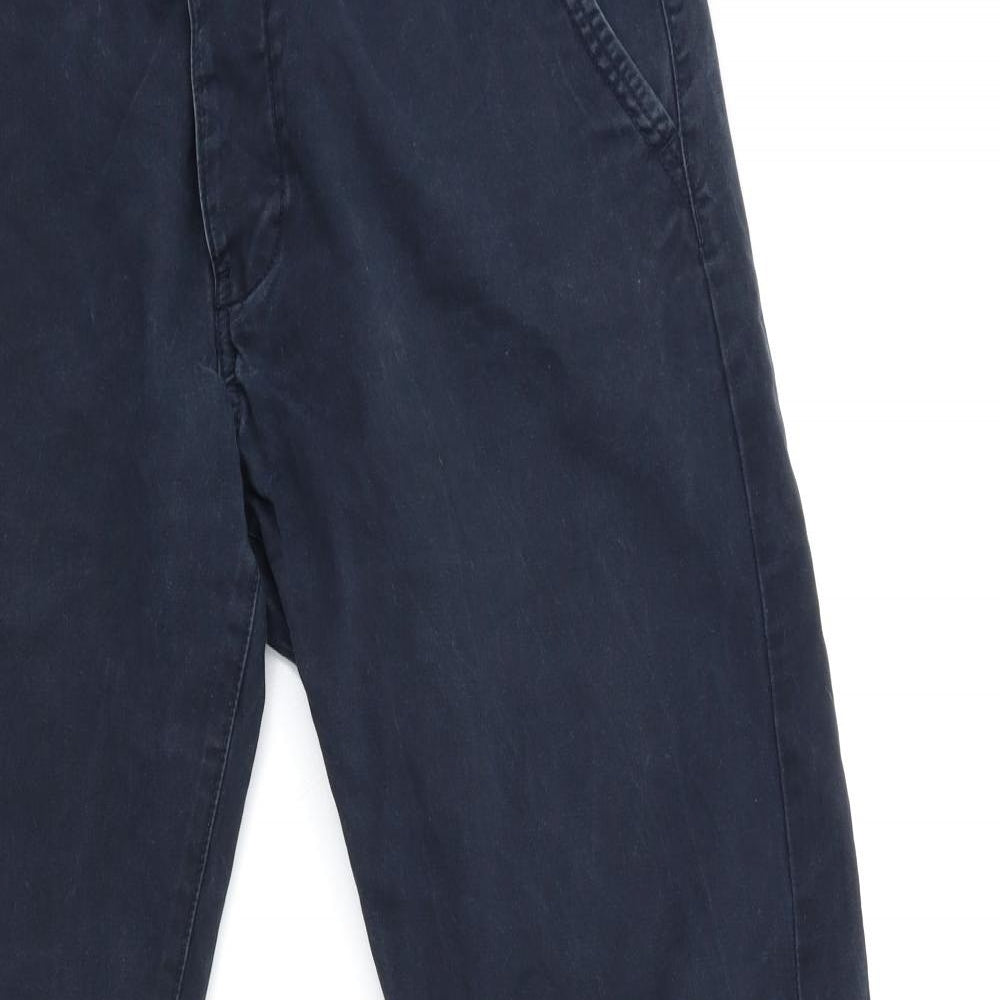 NEXT Mens Blue   Chino Trousers Size 34 in L32 in