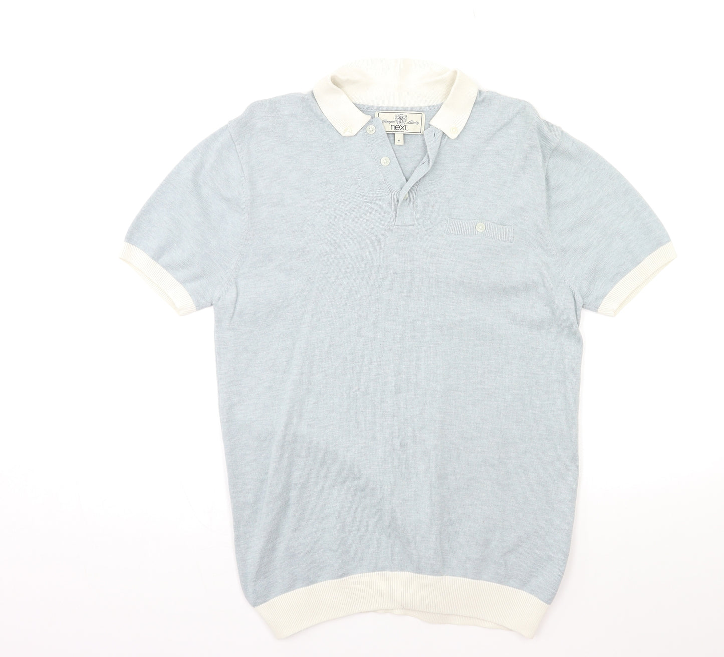 NEXT Mens Grey  Knit Pullover Jumper Size M