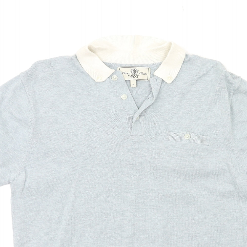 NEXT Mens Grey  Knit Pullover Jumper Size M