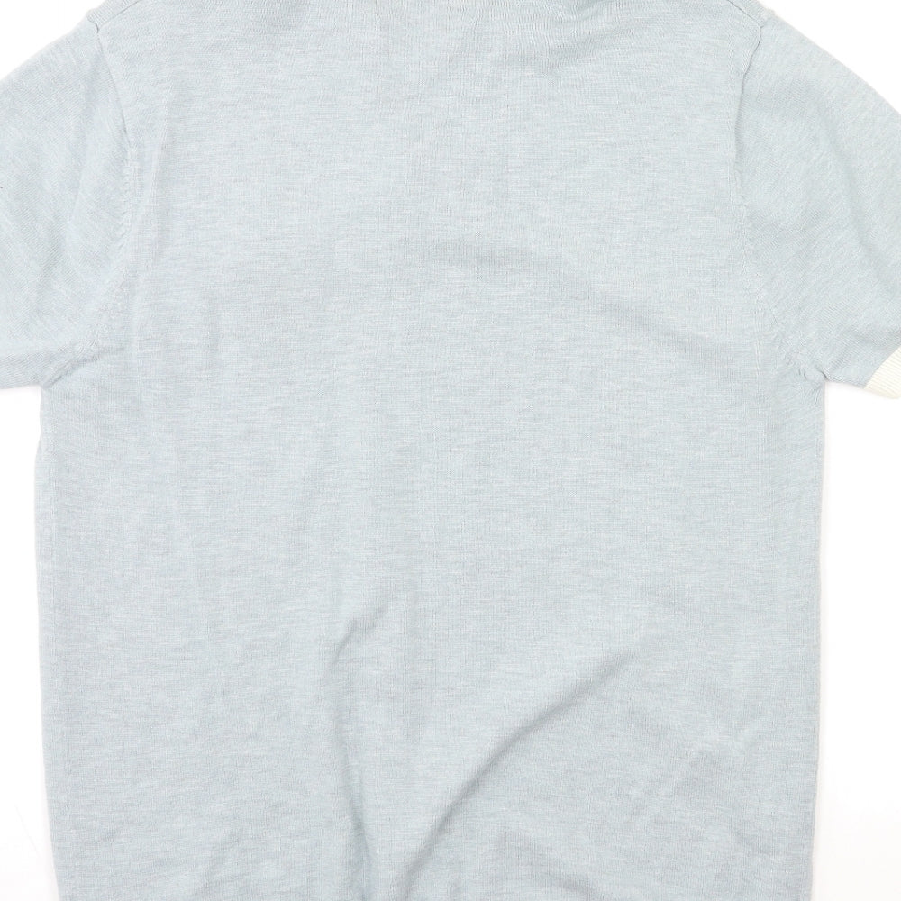 NEXT Mens Grey  Knit Pullover Jumper Size M