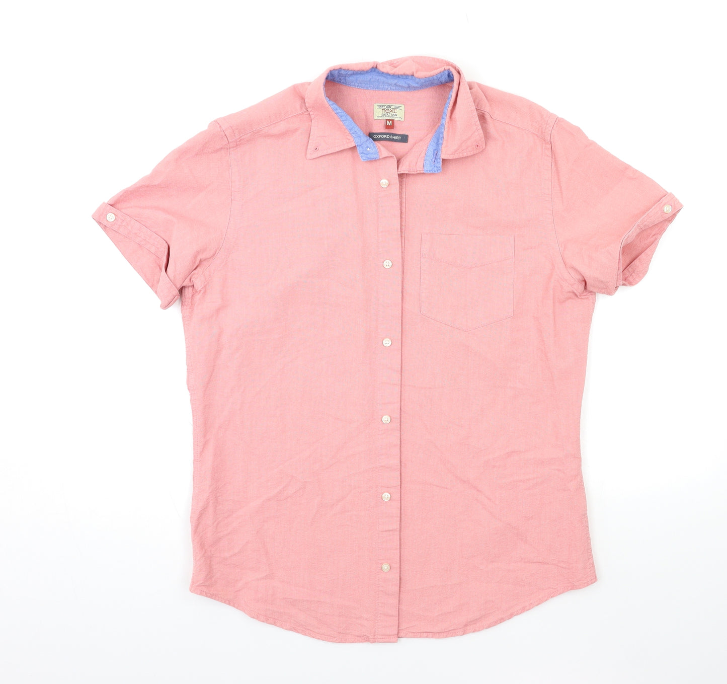 NEXT Mens Pink    Button-Up Size M