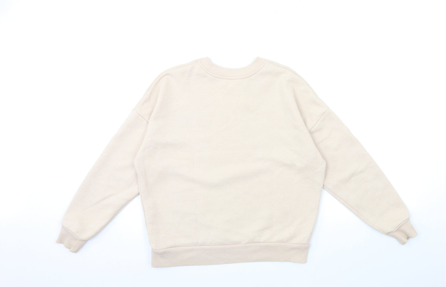 Topshop Womens Beige   Pullover Sweatshirt Size 6