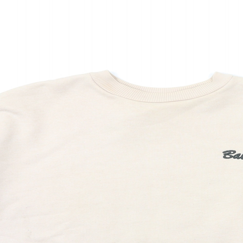 Topshop Womens Beige   Pullover Sweatshirt Size 6