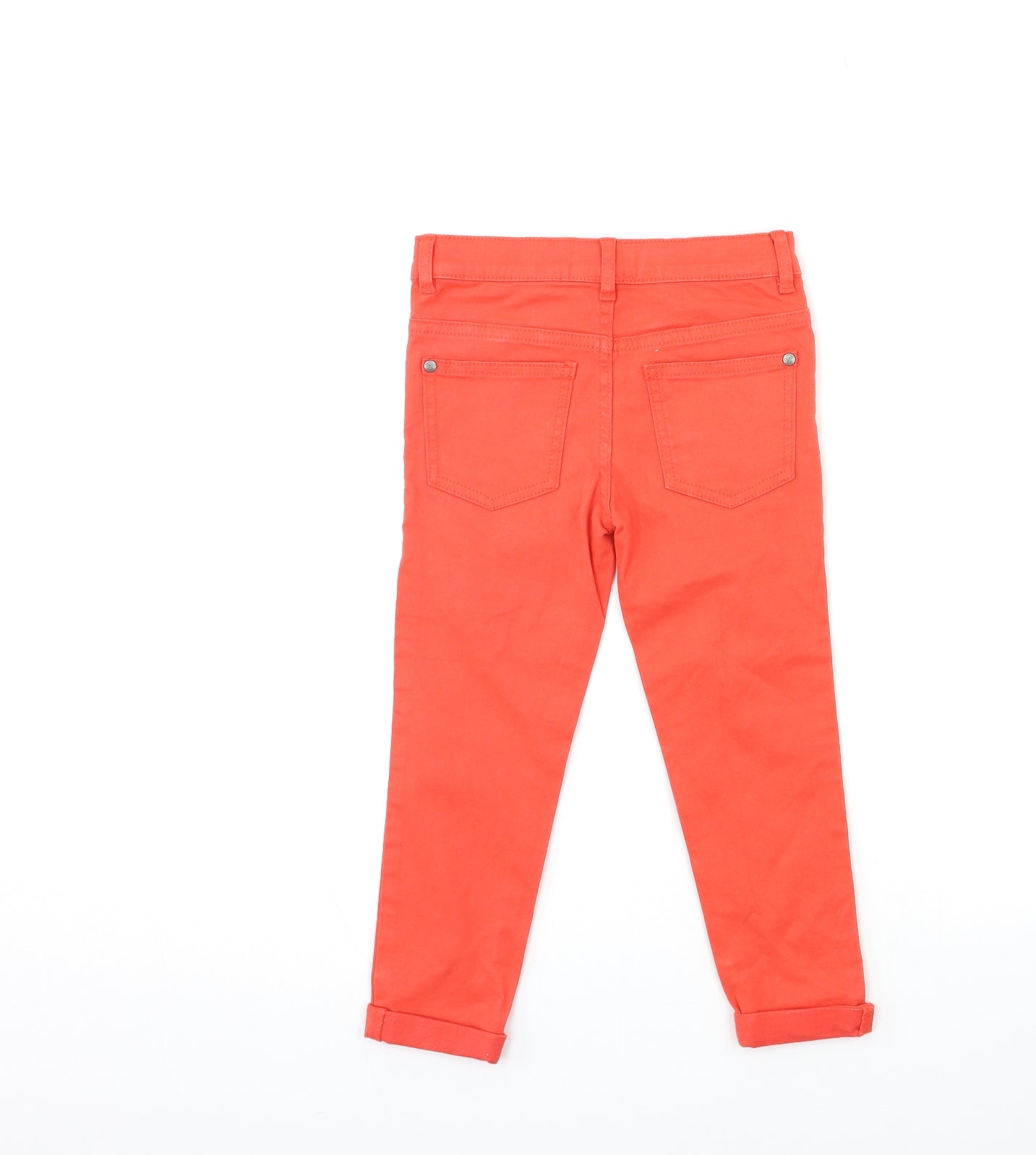 Jasper Conran Girls Red  Denim Skinny Jeans Size 4-5 Years