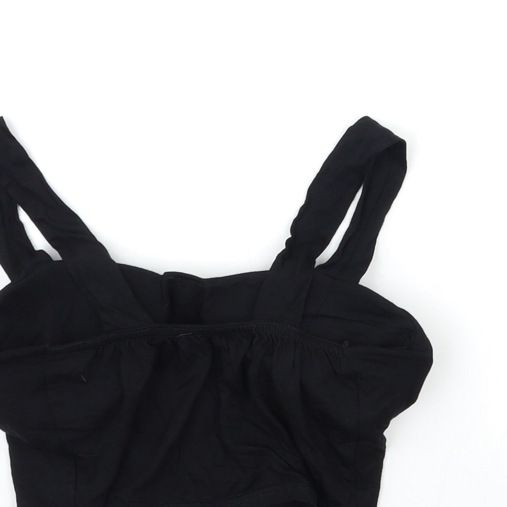 Preworn Womens Black   Basic Tank Size S