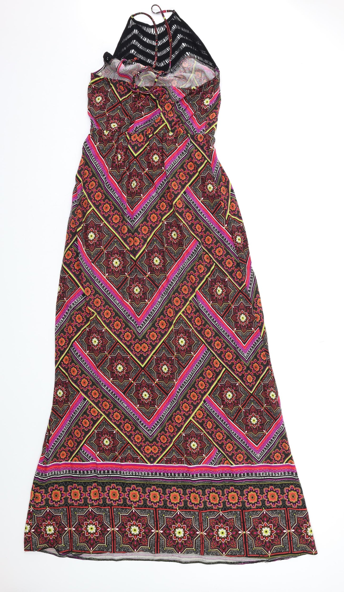 New Look Womens Red Geometric  Maxi  Size 12