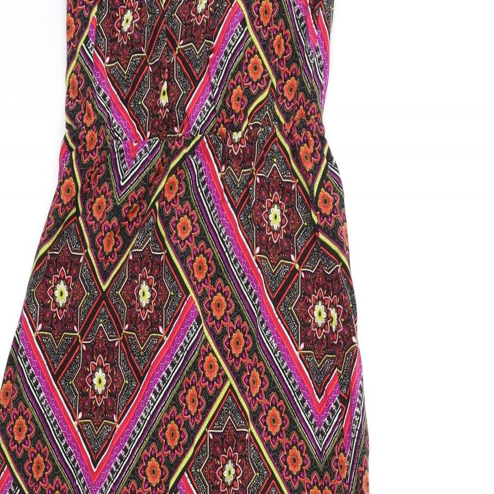 New Look Womens Red Geometric  Maxi  Size 12