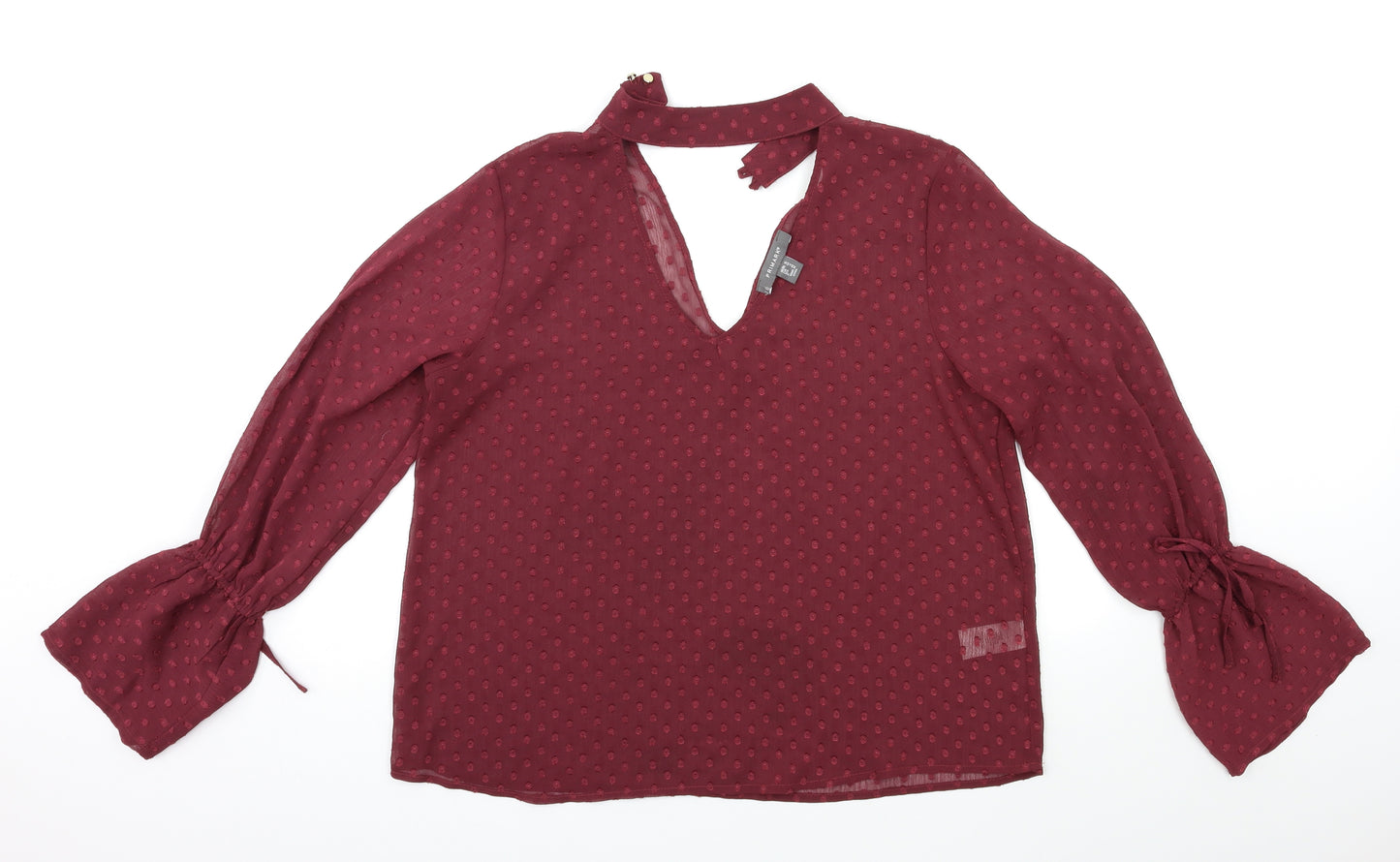 Primark Womens Red   Basic Blouse Size 16