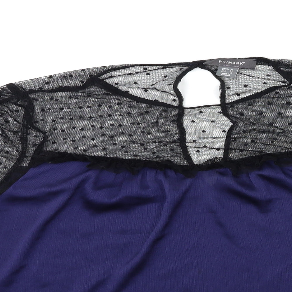 Primark Womens Blue   Basic Blouse Size 16