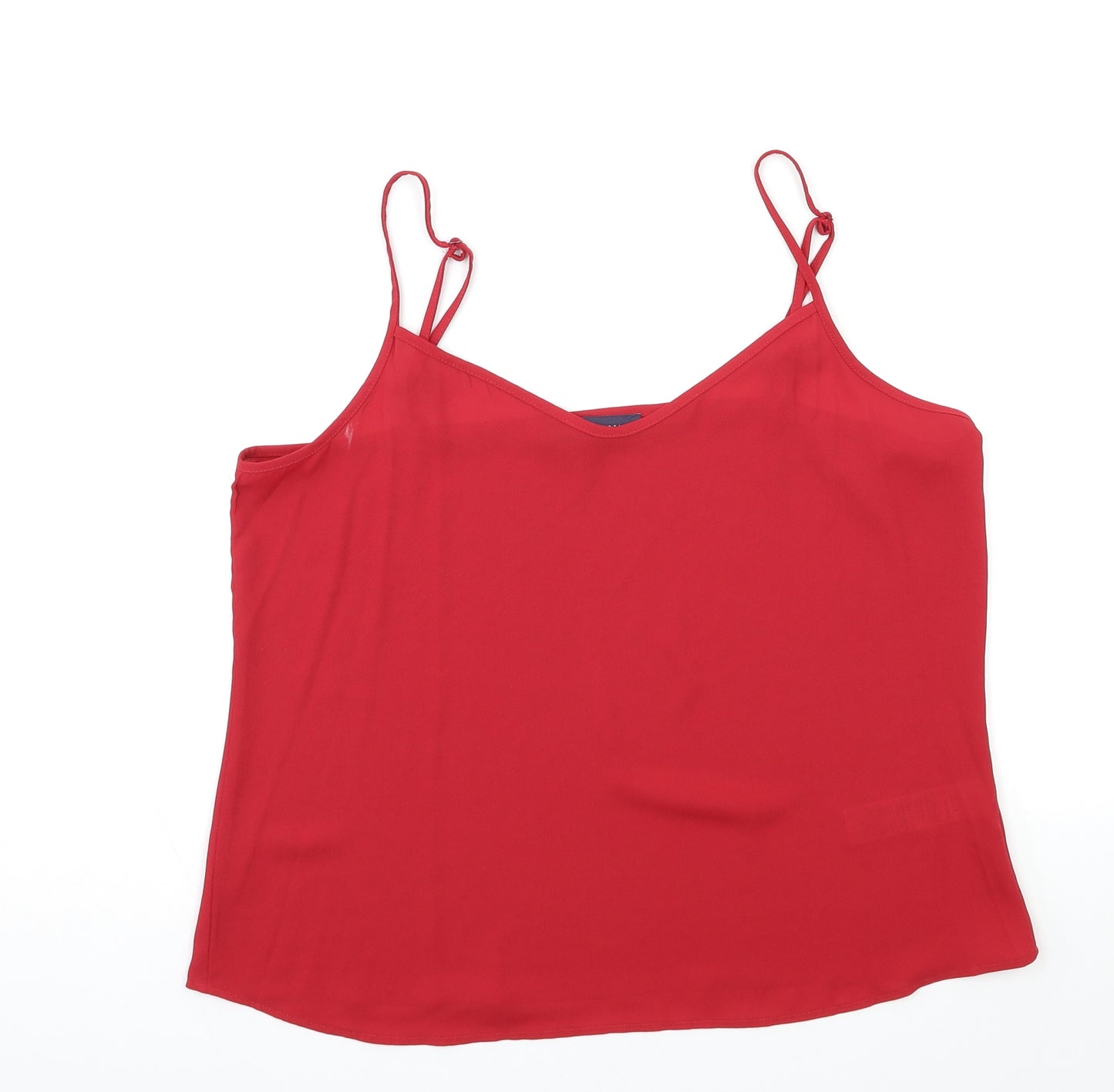 Marks and Spencer Womens Red   Basic Tank Size 14