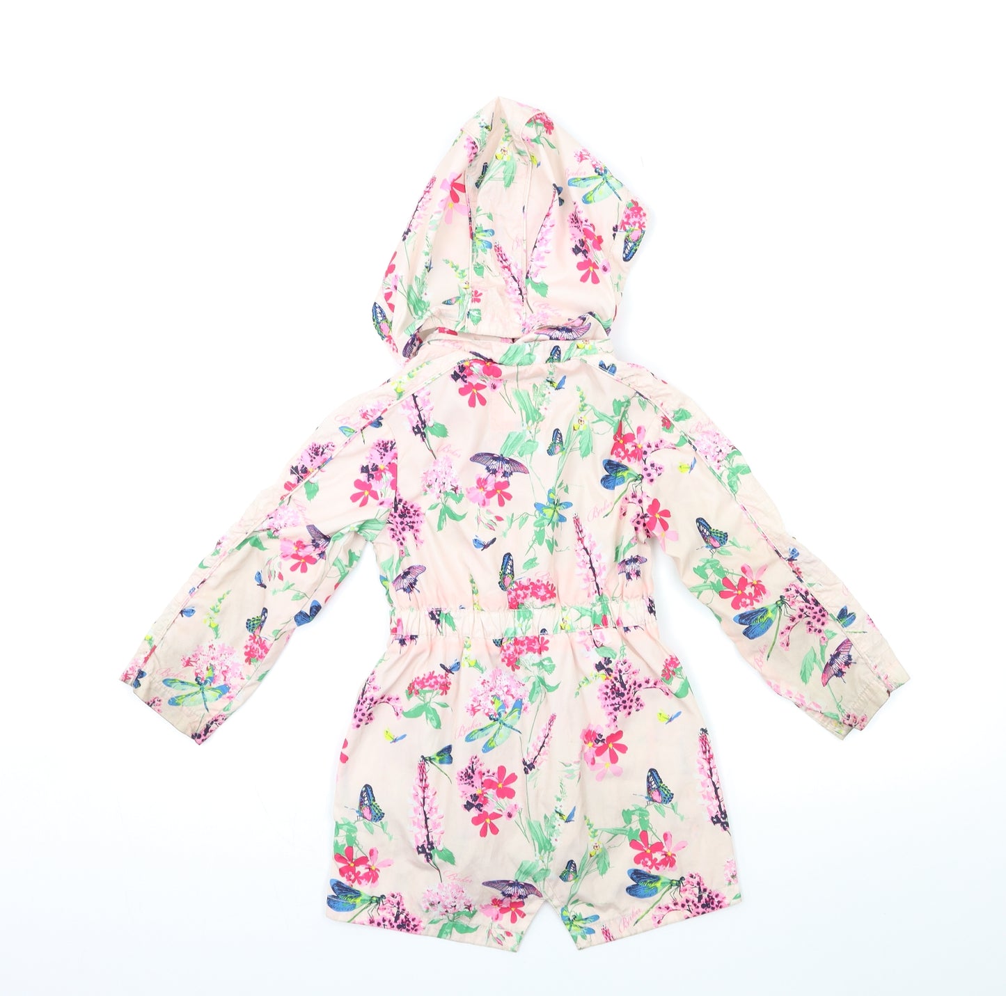 Ted Baker Girls Pink Floral  Rain Coat Coat Size 4-5 Years